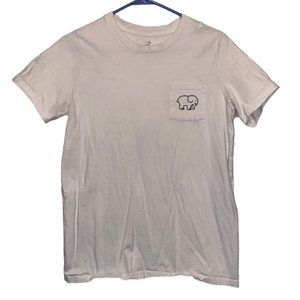 Ivory Ella T-shirt | Short Sleeve | Blue/Teal Elephant